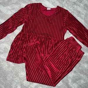 Baby girl super soft red outfit Shein Christmas